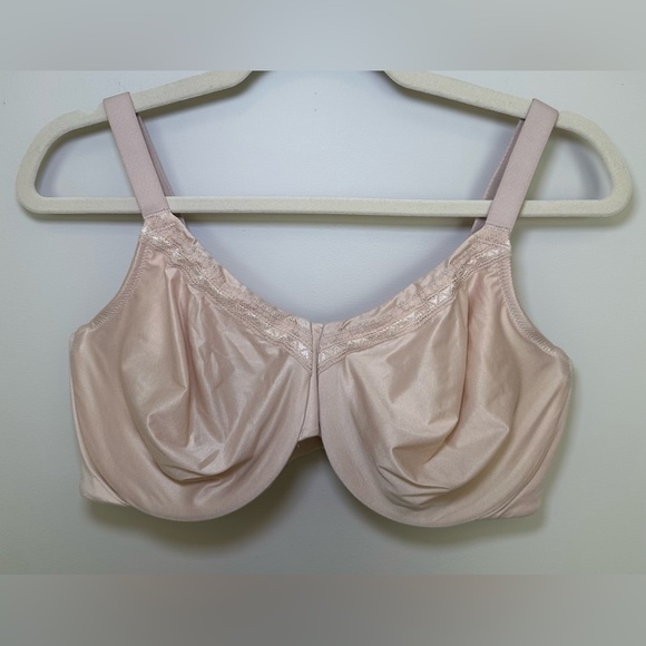 Wacoal Other - Wacoal bra 855213 nude beige neutral classic supportive plus-size lace sexy 40DD
